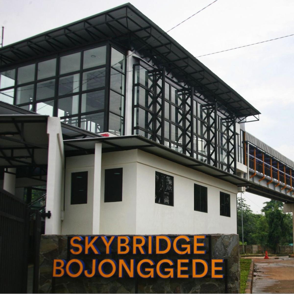 Keren, Stasiun Bojonggede Kini Ada Sky Brigde, Ini Reaksi Warganya