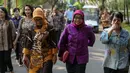 Pansel KPK saat tiba di Istana Negara, Jakarta, Jakarta, Senin (25/5/2015). Ini kali pertama Pansel menghadap Presiden usai diumumkan 20 Mei lalu. (Liputan6.com/Faizal Fanani)