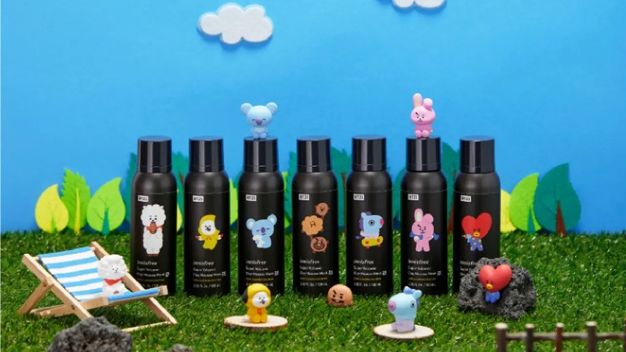 Brand kecantikan Korea innisfree x BT21