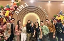 Gaya Elegan Putri Isnari saat Hadiri Pesta Ulang Tahun Aima Sang Adik, Tampil Cantik dan Anggun dengan Gaun Batik