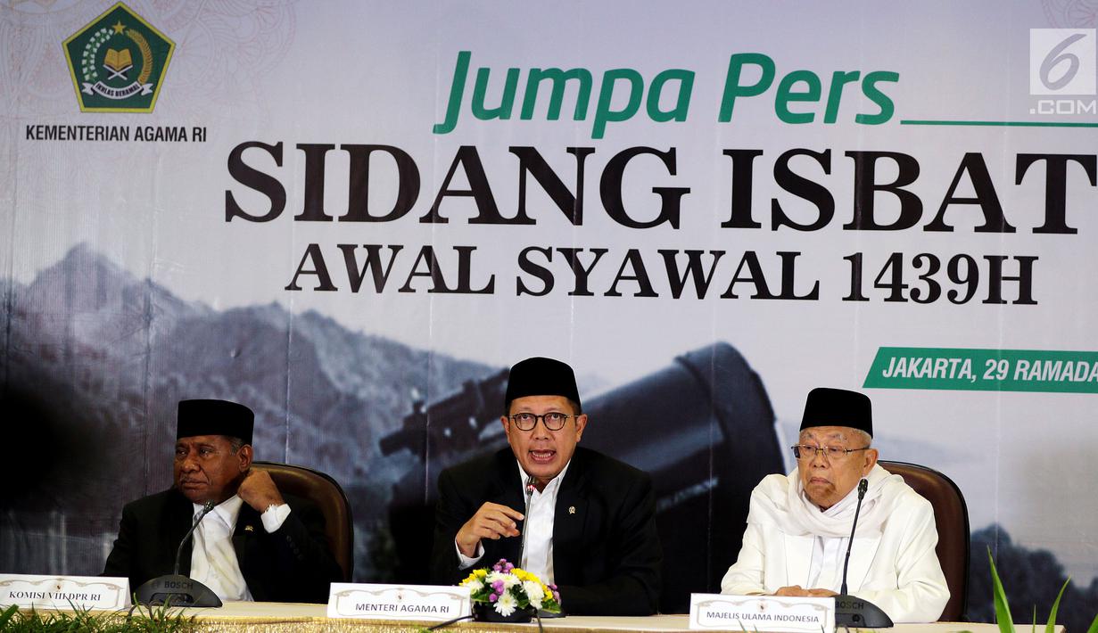 FOTO Resmi Pemerintah Tetapkan Idul Fitri 2018 Besok News