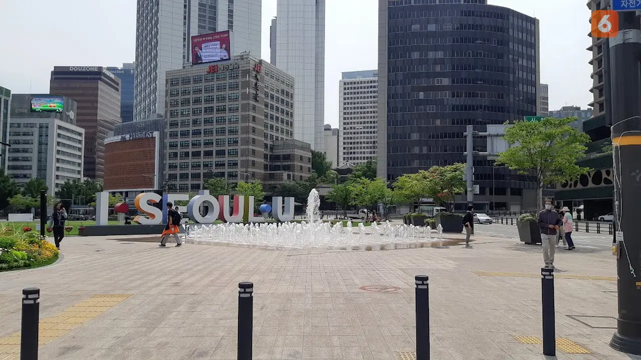 Kota Seoul, Korea Selatan di tengah pelonggaran aturan COVID-19. (Liputan6.com/ Tanti Yulianingsih)