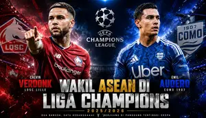 Cover - Dua pemain yang berpotensi tampil di Liga Champions musim depan: Calvin Verdonk dan Emil Audero. (AI Generated/Bola.com)