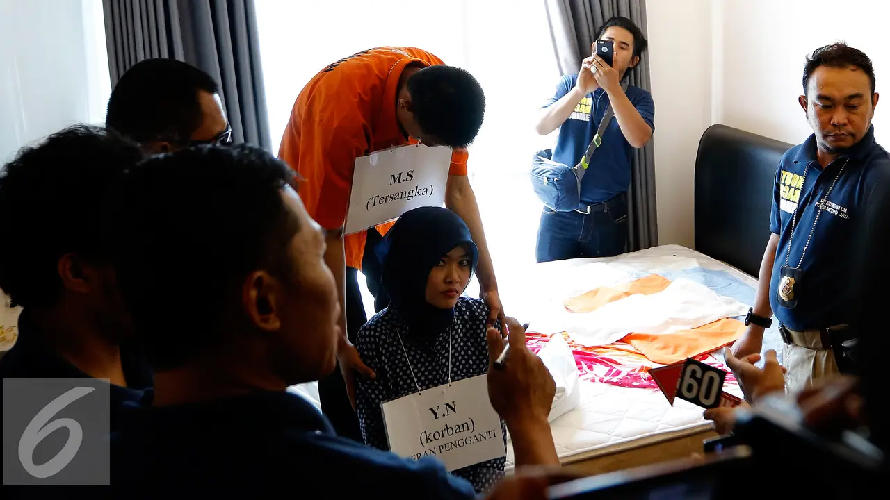 20150914-Rekontruksi-Pembunuhan-Warga-Jepang-Jakarta