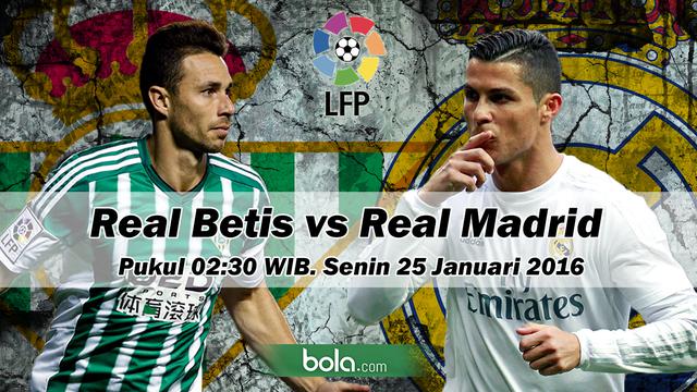 Real Betis vs Real Madrid (Bola.com/Samsul Hadi)