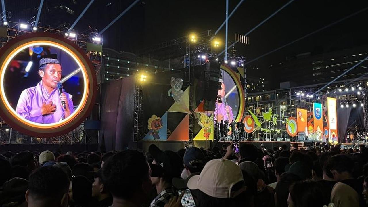 Doa Bersama Warga Bundaran HI untuk Korban Bencana Sumatera di Malam Tahun Baru 2026