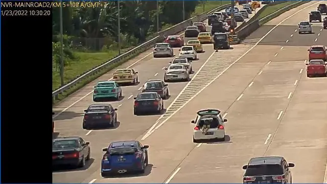Konvoi mobil mewah di tol Andara (Dok Polda Metro Jaya)