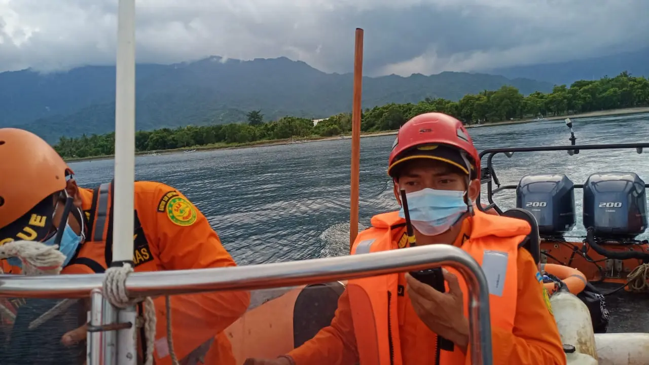 Basarnas Bali Lakukan Pencarian Nelayan yang Spear Fishing di Buleleng