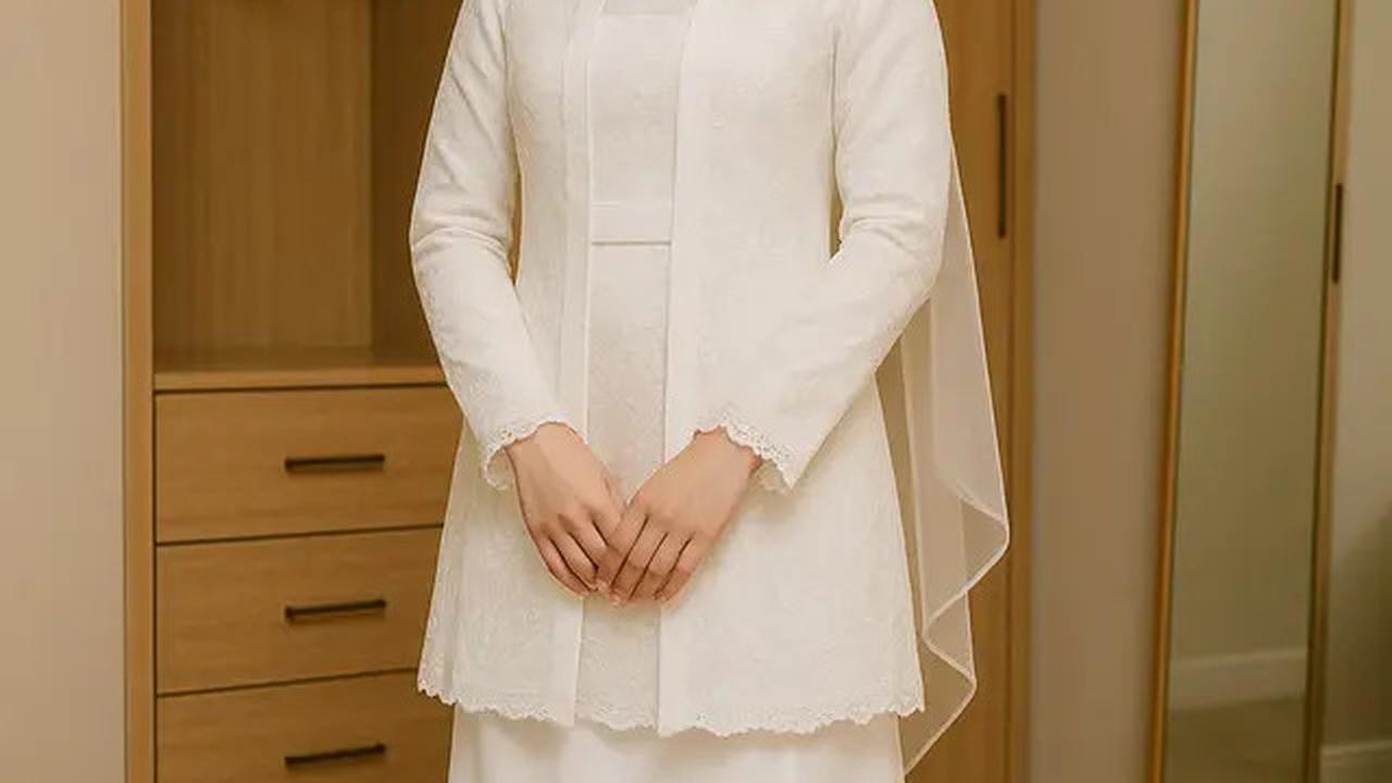 7 Kebaya Pernikahan Sederhana tapi Elegan Berhijab