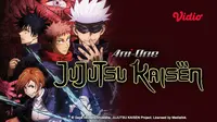 Serial anime Jujutsu Kaisen dapat disaksikan di Vidio. (Dok. Vidio)