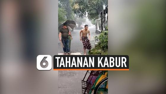 VIDEO: Belasan Tahanan Polsek Bekasi Kota Melarikan Diri