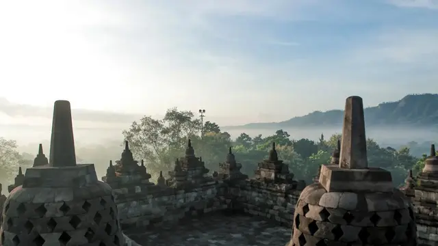 Sunrise di Borobudur