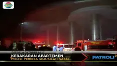 Kebakaran tersebut akibat hubungan pendek arus listrik di ruang panel apartemen.