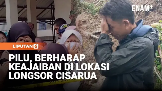 Pilu, Berharap Keajaiban di Lokasi Longsor Cisarua