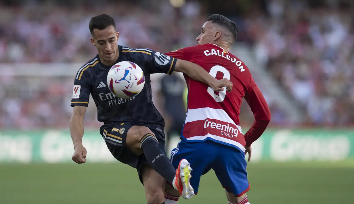 Sementara Granada harus tertahan di peringkat 19 dengan raihan 21 poin. (JORGE GUERRERO / AFP)