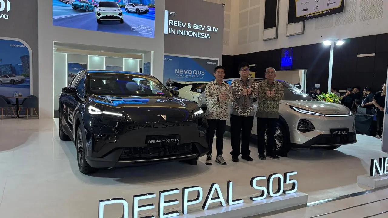 Changan Bawa Deepal S05 dan Nevo Q05 ke GIIAS Surabaya 2026 (Arief A/Liputan6.com)