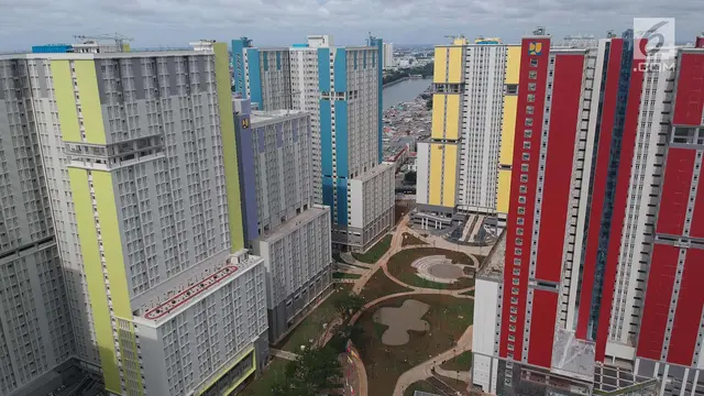 Melihat Wisma Atlet Kemayoran Dari Udara