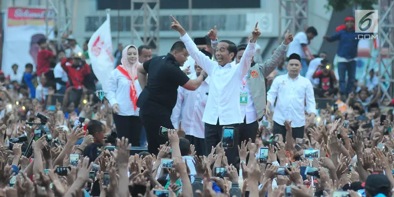 Jokowi Targetkan Menang 80 Persen Lebih di Brebes