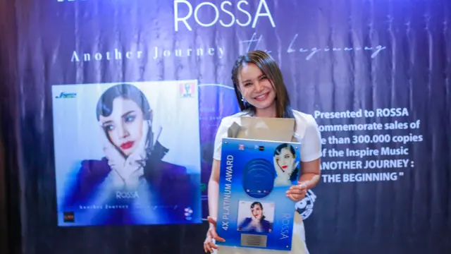 Rossa menorehkan prestasi untuk album terbarunya berjudul 'Another Journey'.