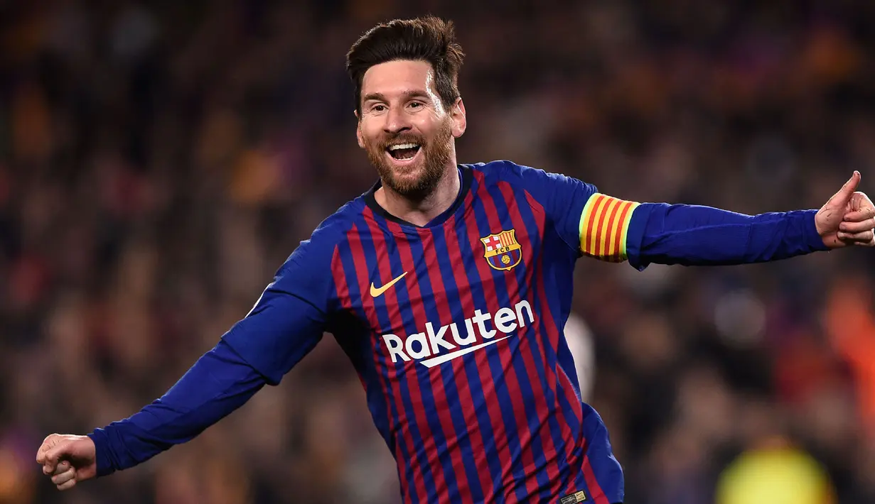 Meski musim ini harus absen di perempatfinal usai PSG dikalahkan Real Madrid, Lionel Messi masih tercatat menjadi salah satu pencetak gol terbanyak di partai tersebut. La Pulga telah mencetak total 12 gol di babak delapan besar Liga Champions bersama Barcelona. (AFP/Josep Lago)