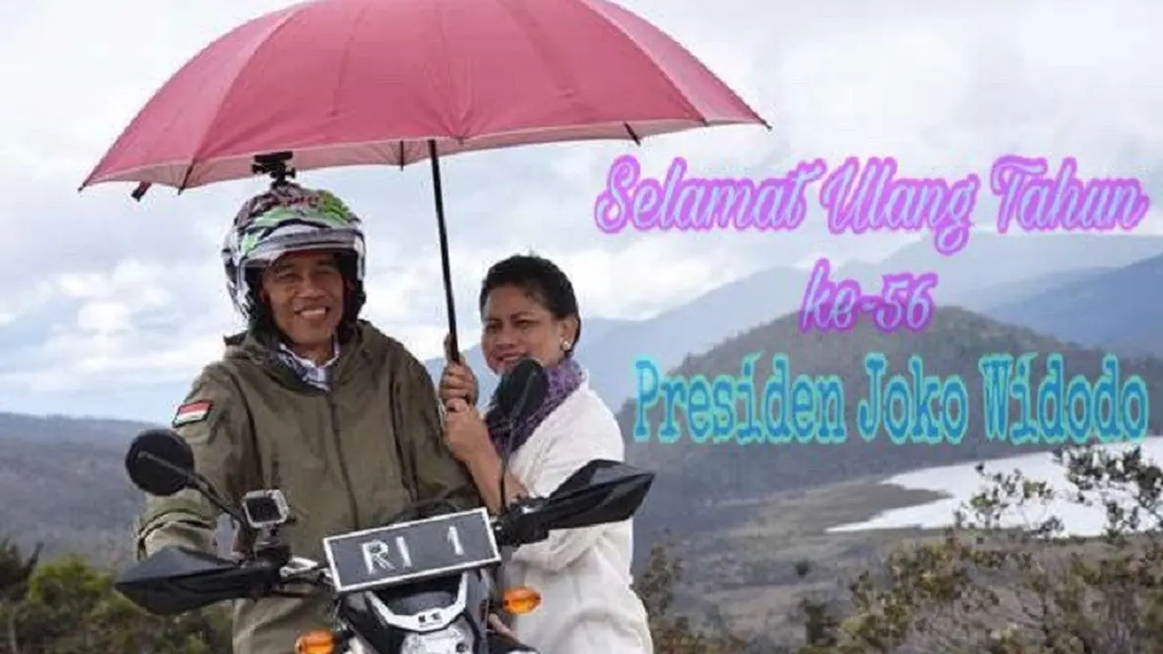Jokowi Ultah ke-56