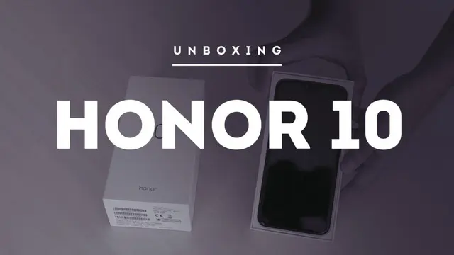 Unboxing Honor 10, smartphone berdesain futuristik nan elegan.