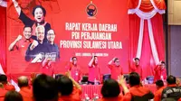 Rapat kerja daerah PDI Perjuangan Provinsi Sulawesi Utara. (Dok. Istimewa)