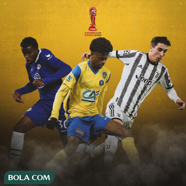 Ilustrasi - Carney Chukwuemeka, Fabio Miretti, Alan Virginius Piala Dunia U-20