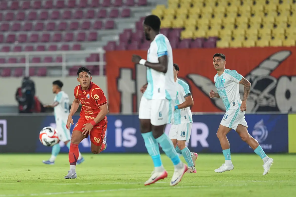 Foto: Catatkan Hattrick, Maxwell Souza jadi Pemain Paling Subur di Persija Jakarta