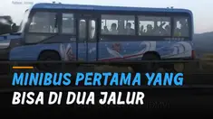 Sebuah perusahaan kereta api di Jepang menciptakan kendaraan mode ganda .