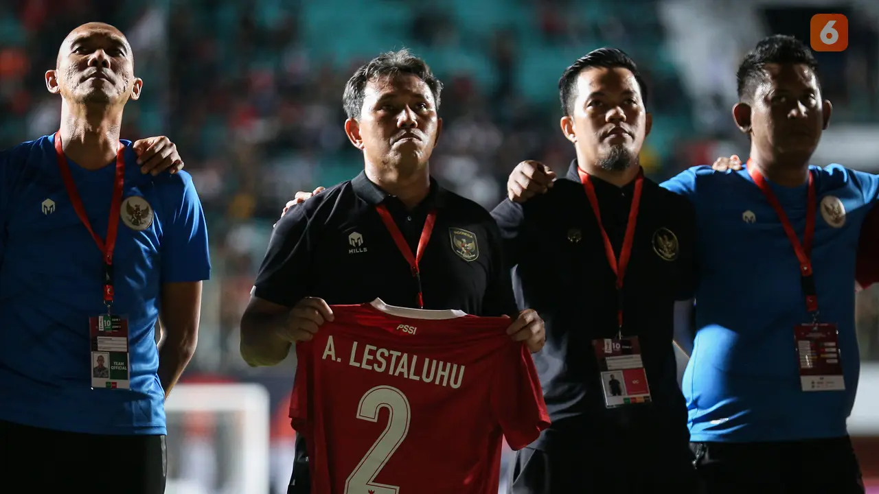 Foto: Semangat Juang Alfin Lestaluhu Jadi Cambuk Bima Sakti Bersama Timnas Indonesia U-16 di Piala AFF U-16 2022