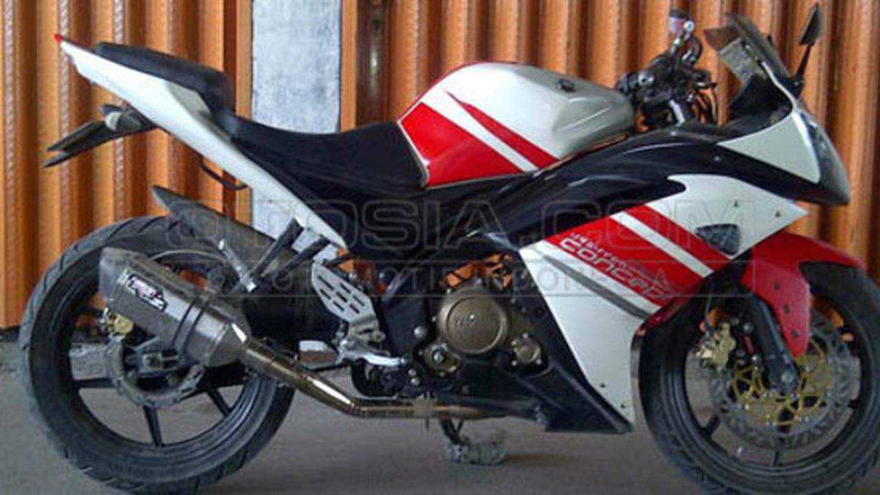 Modifikasi Yamaha Vixion (Foto: Daniel)