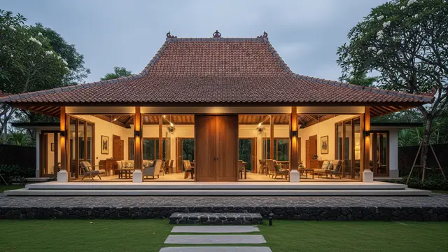 Model Rumah Nenek Moyang yang Tradisional Tapi Cocok untuk Zaman Sekarang (Image by Gemini AI)