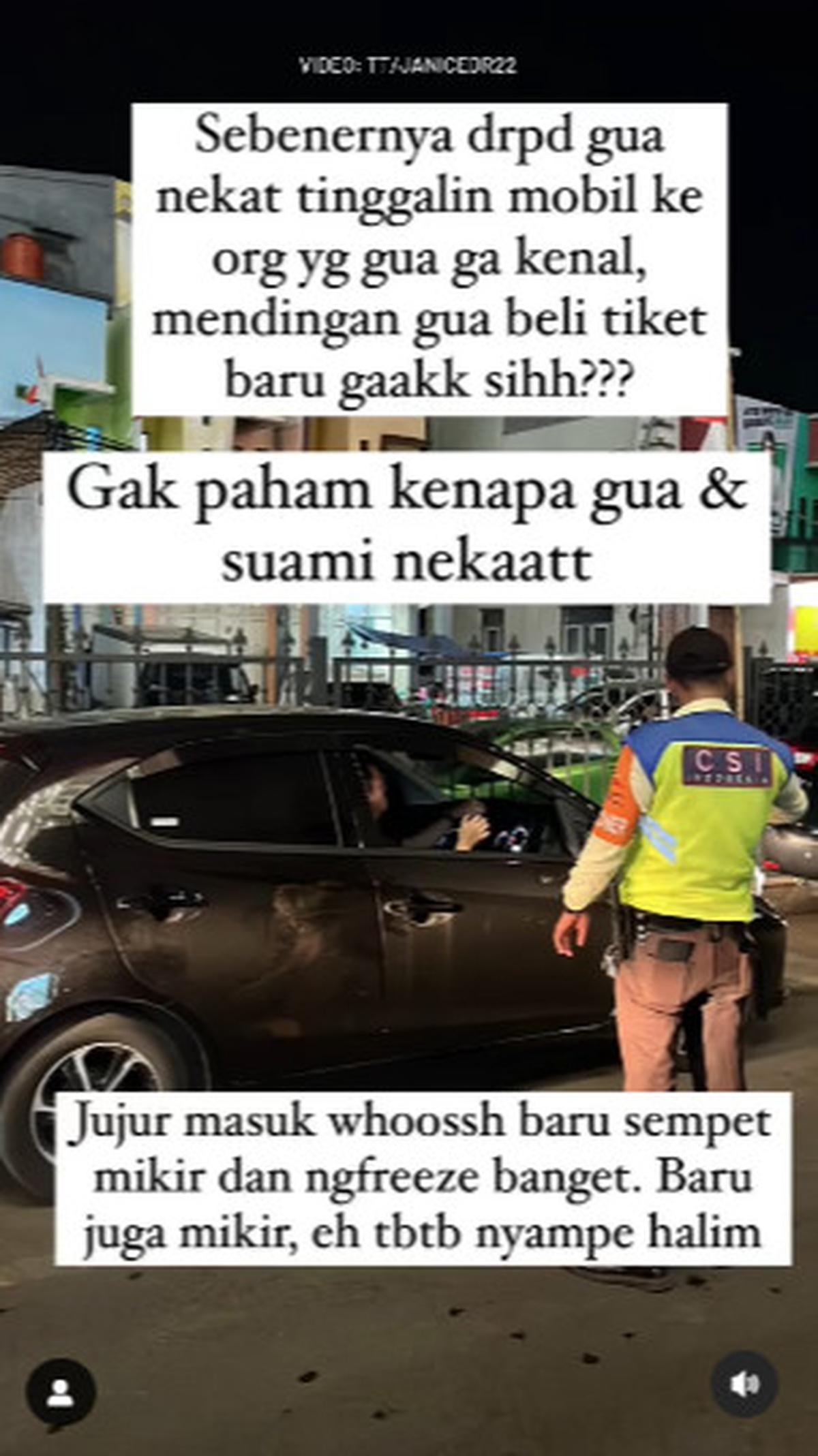 Cerita Pasutri Buru-buru Titip Mobil Sekaligus Kunci & STNK ke Satpam Karena Hampir Telat Naik Whossh