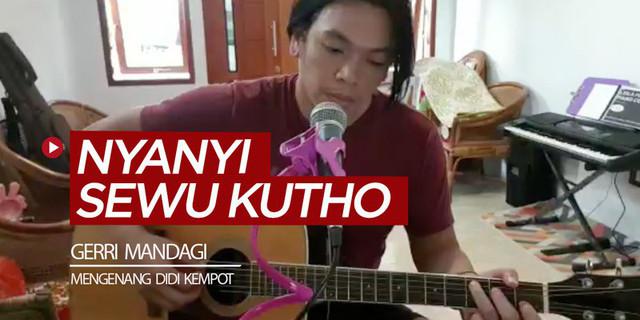 VIDEO: Kiper Persipura, Gerri Mandagi Menyanyikan Lagu Sewu Kutho untuk Kenang Didi Kempot
