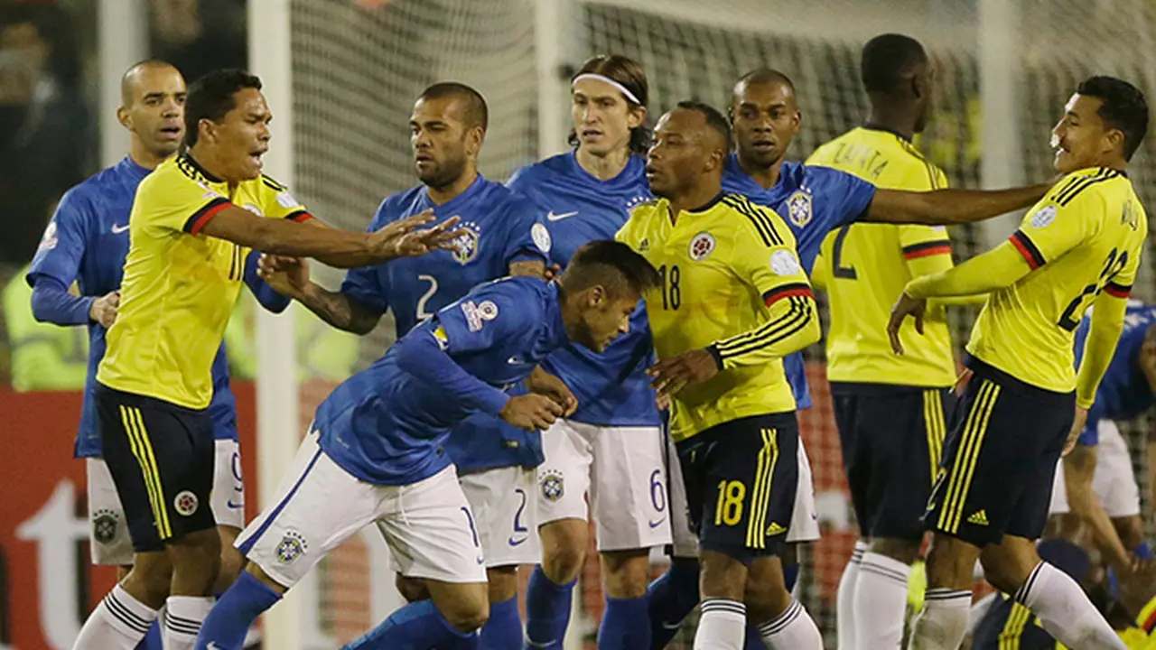 Copa America: Neymar Kartu Merah, Brasil Takluk dari Kolombia