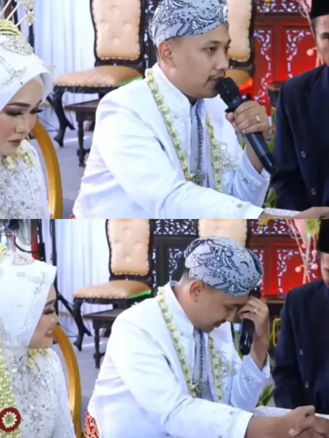 6 Momen Kocak saat Ijab Kabul, Pria ini Malah Sebut Nama Calon Mertua