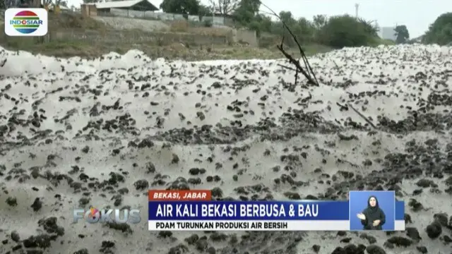 Kali Bekasi Tercemar, PDAM Turunkan Produksi Air Bersih Sebesar 30 Persen