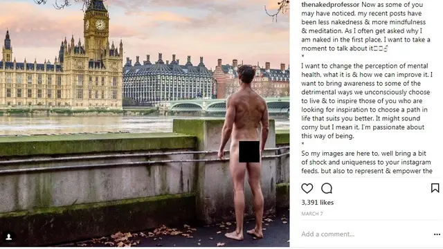 naked profesor