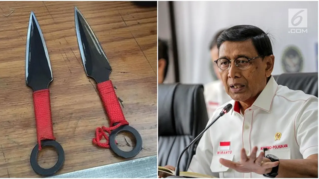 5 Fakta Kunai, Senjata yang Digunakan untuk Menusuk Wiranto