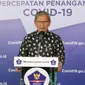 Juru Bicara Pemerintah untuk Penanganan COVID-19 di Indonesia, Achmad Yurianto saat konferensi pers Corona di Graha BNPB, Jakarta, Jumat (5/6/2020). (Dok Badan Nasional Penanggulangan Bencana/BNPB)