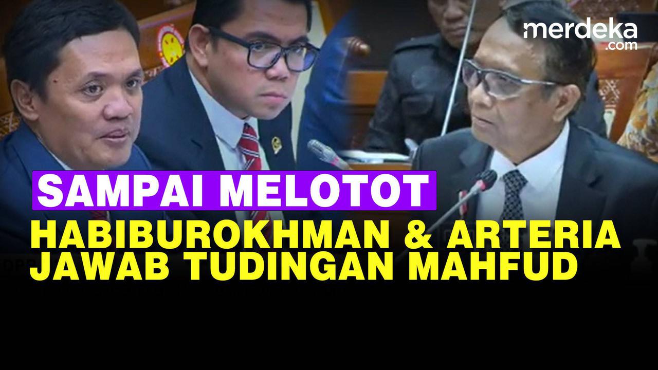 VIDEO: Reaksi Arteria & Habiburokhman Soal Tuduhan Mahfud, DPR Halangi Penyelidikan