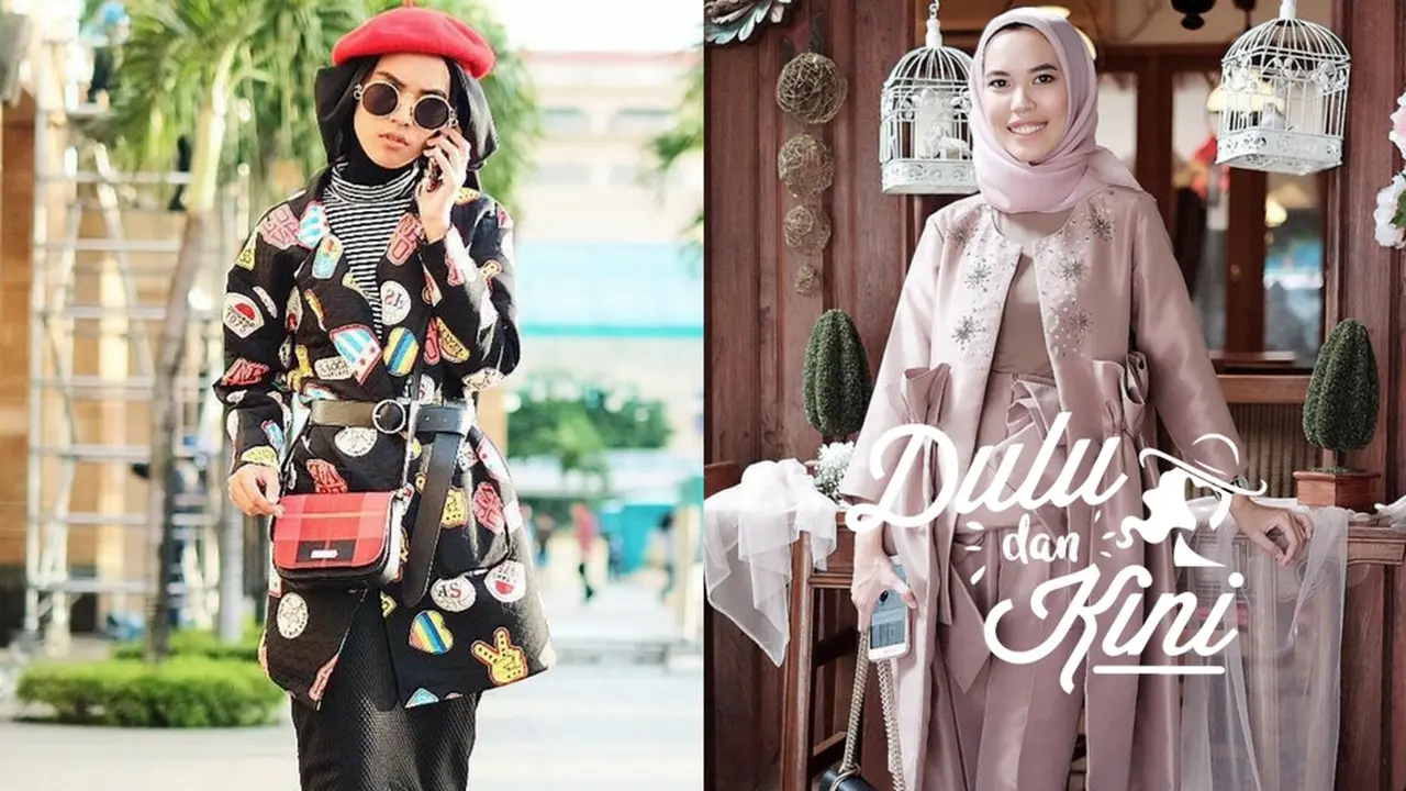 [Bintang] Dulu dan Kini: Dulu Bergaya Eksentrik, Sekarang Tampilan Hijabers Iymel Lebih Anggun