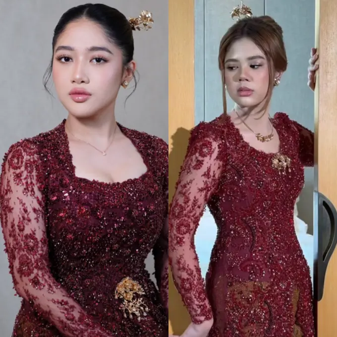 Adik Syifa Hadju dan El Rumi di Momen Akad Nikah. [@loritayoung_mua/@studioboh]