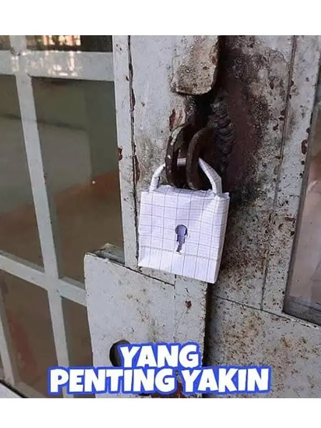 6 Cara Orang Memakai Gembok Ini Bikin Tepuk Jidat