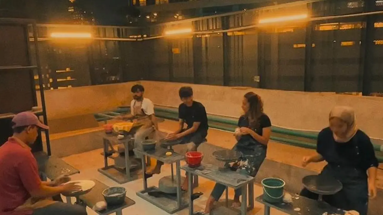 kegiatan pottery class Taman Ismail Marzuki