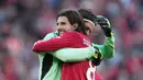 Berkat kemenangan ini, Liverpool kokoh di puncak klasemen sementara Premier League dengan raihan sembilan poin dari tiga laga, sementara Arsenal harus puas turun ke peringkat ketiga dengan raihan enam poin. (AP Photo/Jon Super)