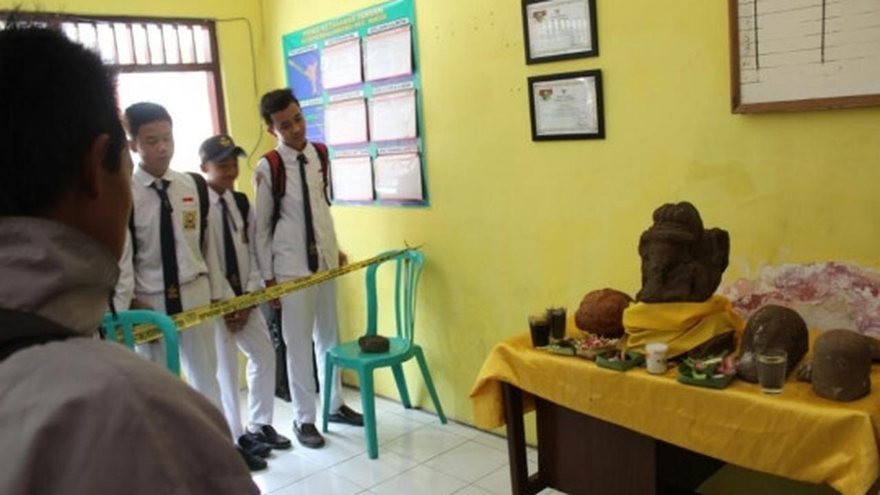 Ini penemuan arca di Malang diduga peninggalan Kerajaan Singasari