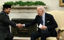 FOTO: Momen Prabowo Temui Presiden AS Joe Biden di Gedung Putih, Bahas Situasi Jalur Gaza hingga Laut China Selatan