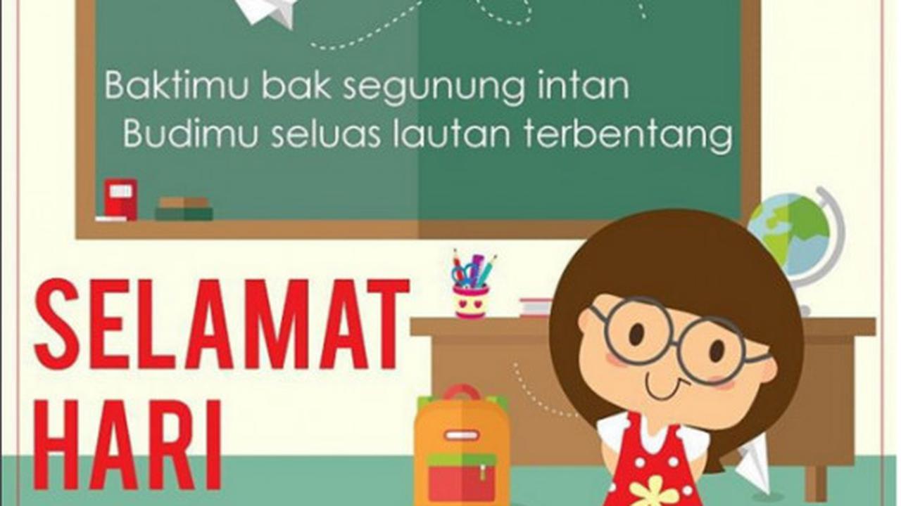 Meme ucapan Hari Guru Nasional ramai beredar di media sosial
